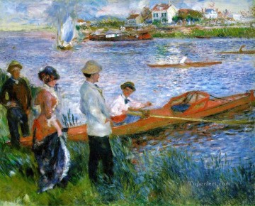 Pierre Auguste Renoir Painting - Remeros en chatou Pierre Auguste Renoir